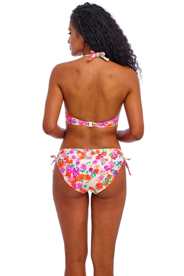 Freya Summer Soul white figi bikini z troczkami do stroju kąpielowego