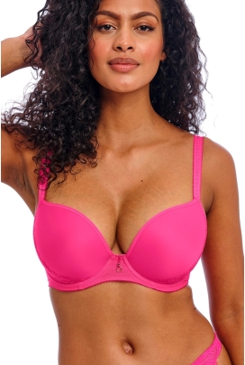 Freya Fascinate hot pink deco plunge biustonosz usztywniany
