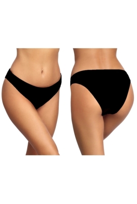 Self 25 Fashion 3 czerń figi tanga do kostiumu kąpielowego