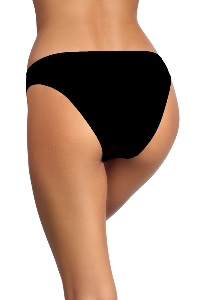 Self 25 Fashion 3 czerń figi tanga do kostiumu kąpielowego