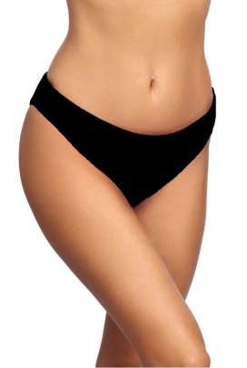Self 25 Fashion 3 czerń figi tanga do kostiumu kąpielowego