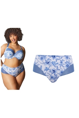 Sculptresse by Panache Bliss blue floral figi wysokie
