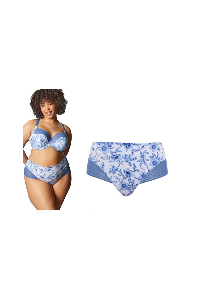 Sculptresse by Panache Bliss blue floral figi wysokie