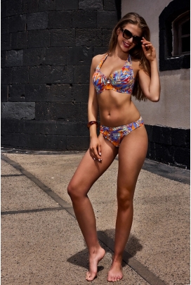 Lupoline Bliss multi orange push-up biustonosz do stroju kąpielowego