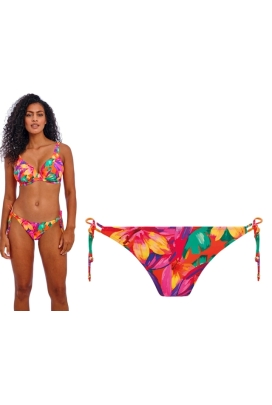 Freya Sun Haze mandarin figi tie side majtki do stroju kąpielowego