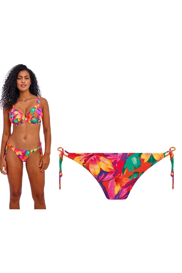 Freya Sun Haze mandarin figi tie side majtki do stroju kąpielowego