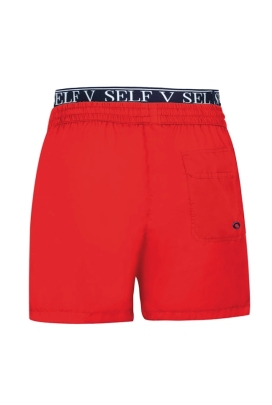 Self 25 SM25-6A Summer Shorts czerwone męskie szorty kąpielowe