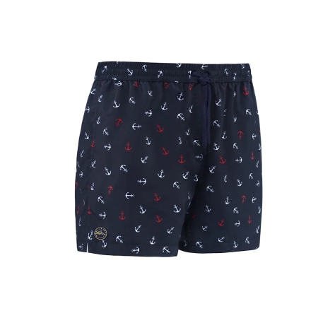 Self 25 SM29-25 Happy Shorts navy kotwice męskie szorty kąpielowe