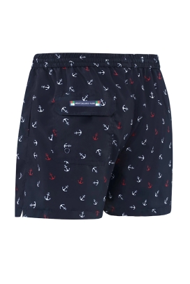 Self 25 SM29-25 Happy Shorts navy kotwice męskie szorty kąpielowe