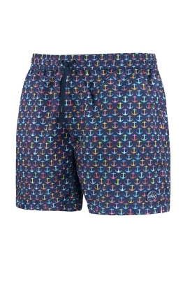 Self 25 SM29-51 Happy Shorts multi kotwice męskie szorty kąpielowe
