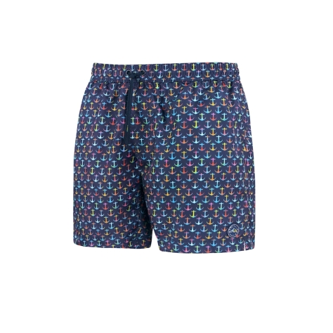 Self 25 SM29-51 Happy Shorts multi kotwice męskie szorty kąpielowe