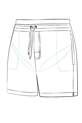 Self 25 SM29-51 Happy Shorts multi kotwice męskie szorty kąpielowe