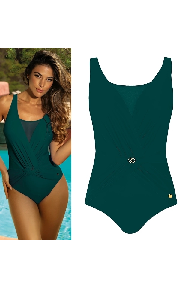Self 25 1006V1CU6 Alcudia 6 green strój kąpielowy jednoczęściowy