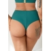 KrisLine Tarifa bottlegreen brazyliany wysokie do stroju kąpielowego