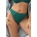KrisLine Tarifa bottlegreen figi bikini do stroju kąpielowego