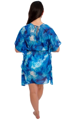 Fantasie Saunton Sands dazzling blue kaftan plażowy