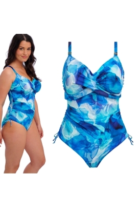 Fantasie Saunton Sands dazzling blue jednoczęściowy strój kąpielowy