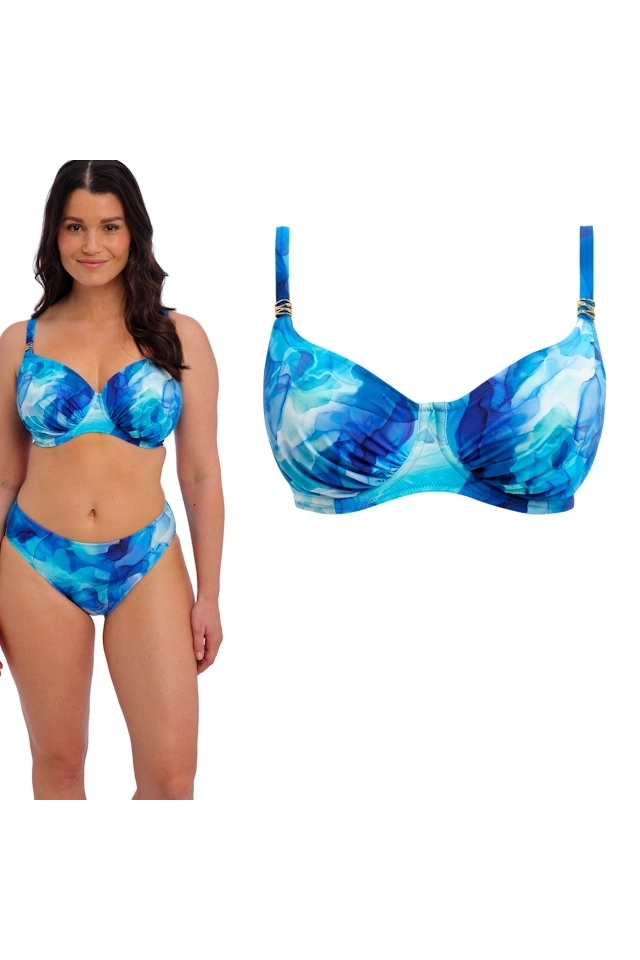 Fantasie Saunton Sands dazzling blue full cup biustonosz miękki do stroju kąpielowego