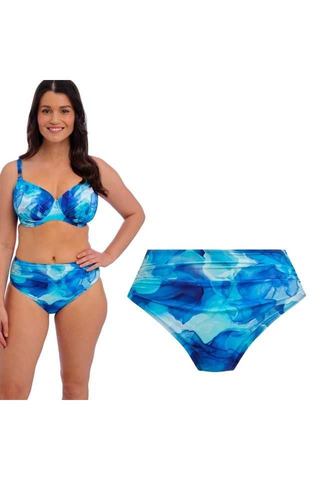 Fantasie Saunton Sands dazzling blue figi wysokie do stroju kąpielowego