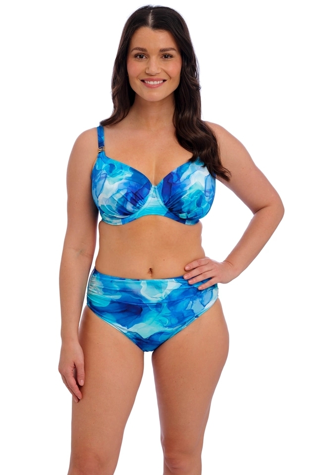 Fantasie Saunton Sands dazzling blue figi wysokie do stroju kąpielowego