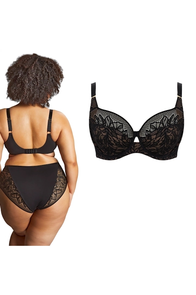Sculptresse by Panache: Sophia black biustonosz full cup