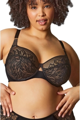 Sculptresseby Panache: Sophia black biustonosz full cup