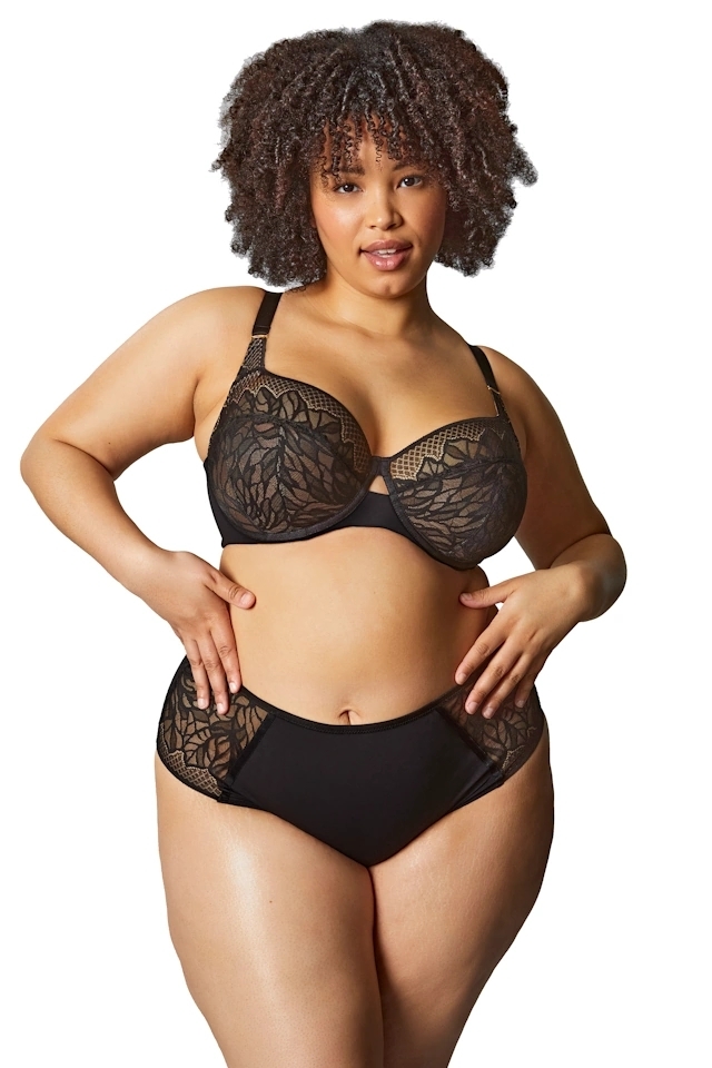 Sculptresse by Panache: Sophia black biustonosz full cup