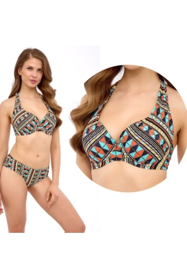 Lupoline Gabriella aztecki push-up biustonosz do stroju kąpielowego