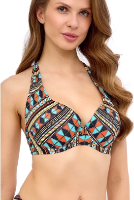 Lupoline Gabriella aztecki push-up biustonosz do stroju kąpielowego