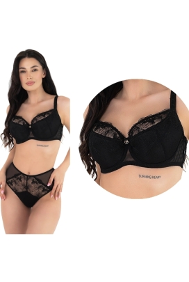Dalia Daria K24 czarny biustonosz semi-soft