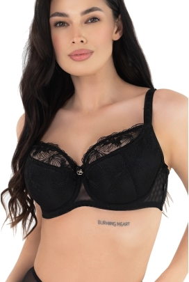 Dalia Daria K24 czarny biustonosz semi-soft