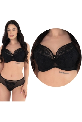 Dalia Daria K37 czarny biustonosz semi-soft