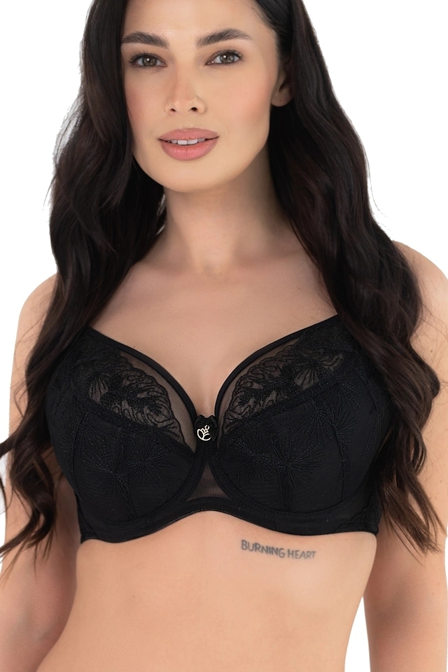 Dalia Daria K37 czarny biustonosz semi-soft