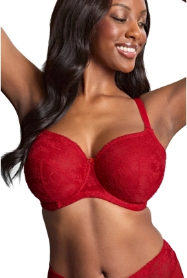 Panache Tango lace scarlet biustonosz soft full cup