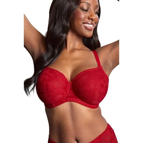 Panache Tango lace scarlet biustonosz soft full cup