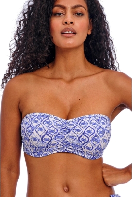 Freya Ocean Breeze denim bandeau biustonosz soft do stroju kąpielowego