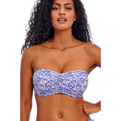 Freya Ocean Breeze denim bandeau biustonosz soft do stroju kąpielowego Freya Ocean Breeze denim bandeau biustonosz soft do stroju kąpielowego