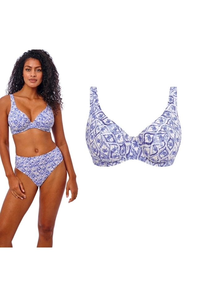 Freya Ocean Breeze denim high apex biustonosz soft do stroju kąpielowego