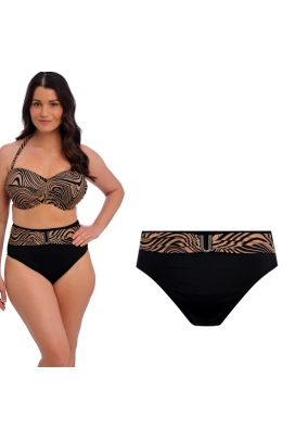 Fantasie Pemba Island mocha  figi high waist do stroju kąpielowego