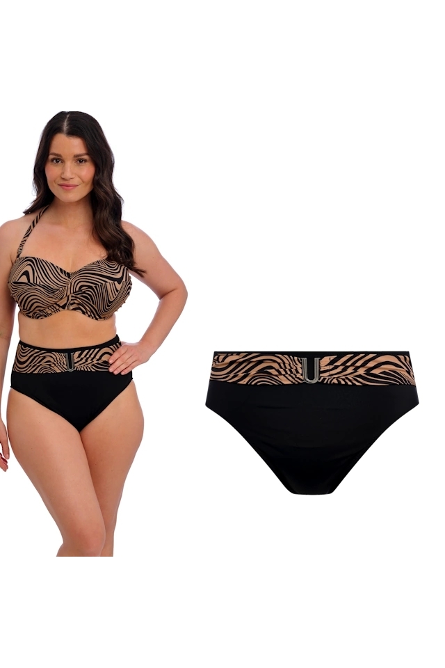 Fantasie Pemba Island mocha  figi high waist do stroju kąpielowego