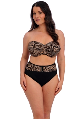 Fantasie Pemba Island mocha  figi high waist do stroju kąpielowego