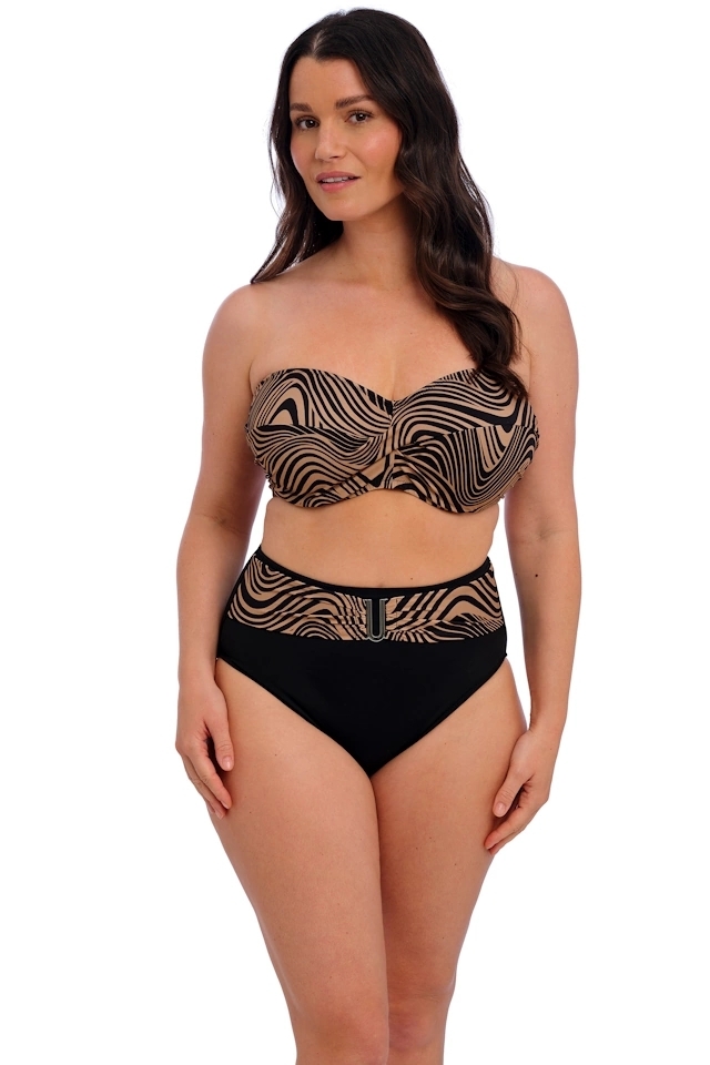 Fantasie Pemba Island mocha  figi high waist do stroju kąpielowego