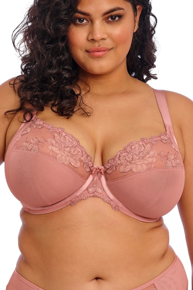 Elomi Teagan ash rose plunge biustonosz soft