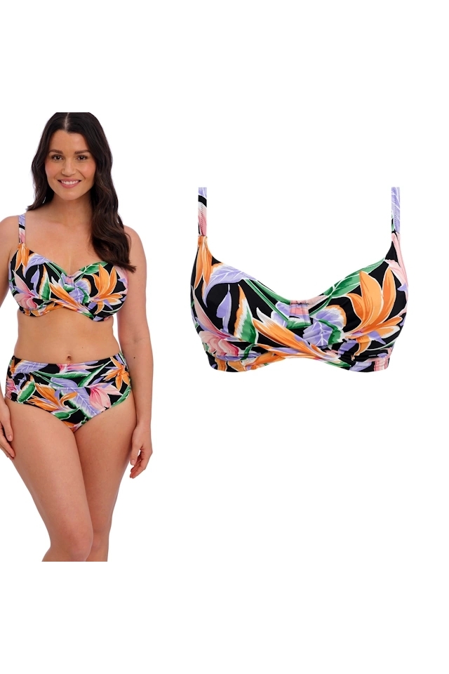 Fantasie Mykonos Cove black full cup biustonosz soft do stroju kąpielowego
