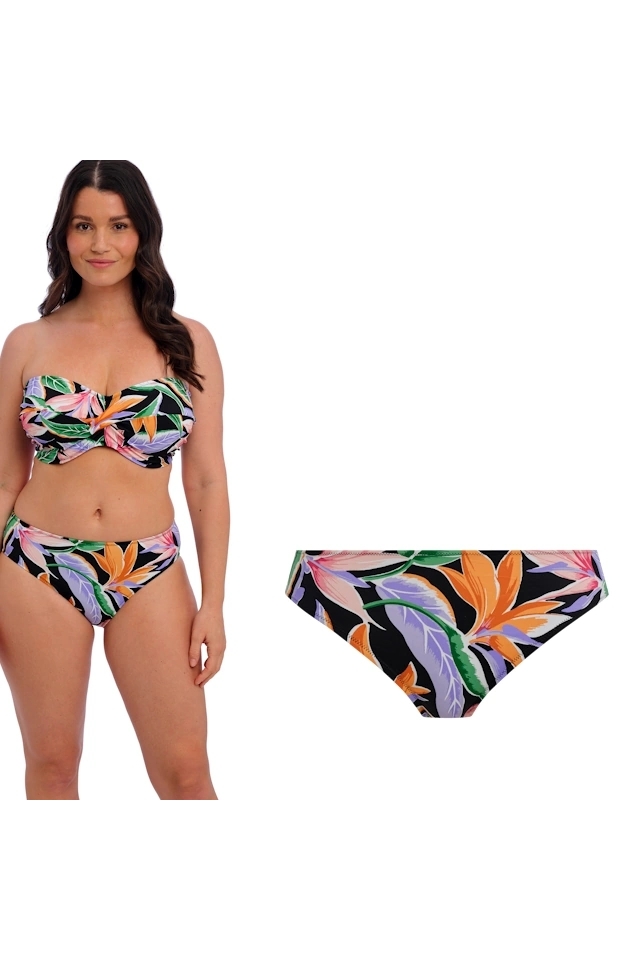 Fantasie Mykonos Cove black figi mid rise do stroju kąpielowego