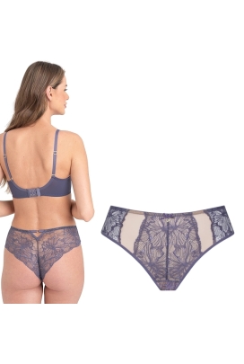 Samanta Mila M400 antracytowy tanga