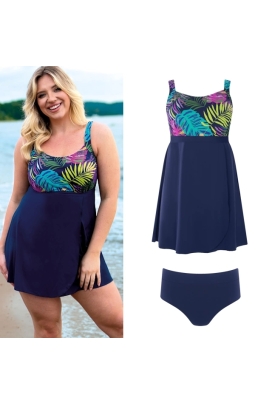 Self 25 687V3LI5 Limassol 5 navy blue tankini strój kąpielowy