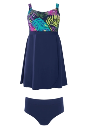 Self 25 687V3LI5 Limassol 5 navy blue tankini strój kąpielowy