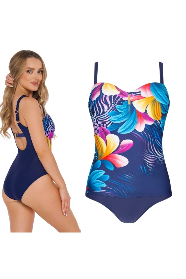 Self 25 8060GO6 3 Goa navy blue jednoczęściowy strój kąpielowy