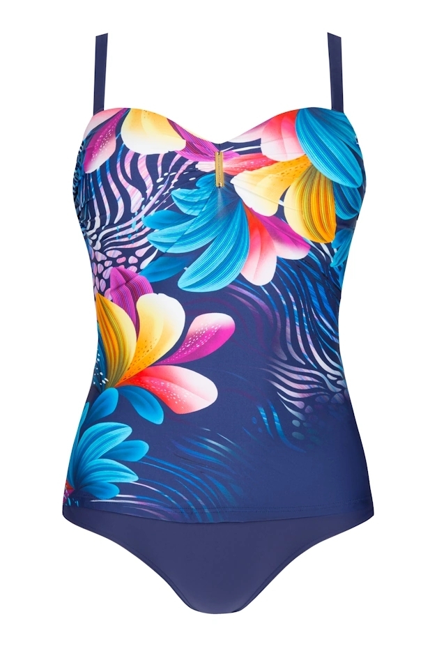 Self 25 8060GO6 3 Goa navy blue jednoczęściowy strój kąpielowy